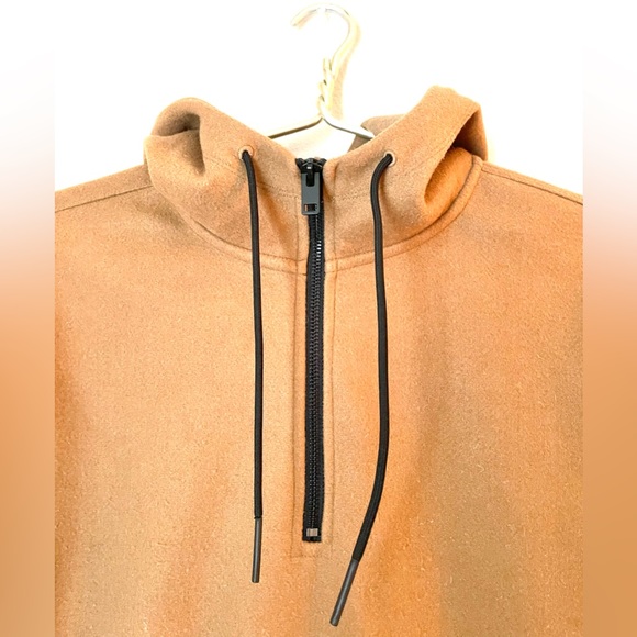 EXPRESS TAN POCKETS, ZIPPER HOODIE - Picture 3 of 5